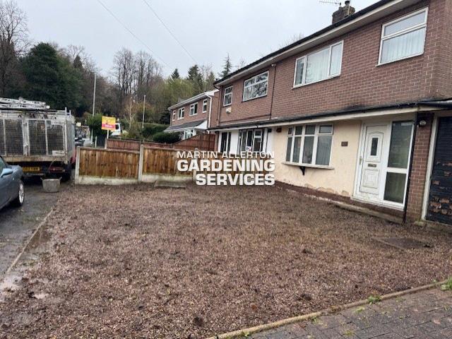 Newcastle-under-Lyme garden clearance - after
