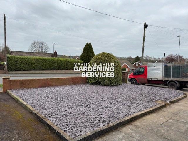 Weston Coyney landscaping job - after