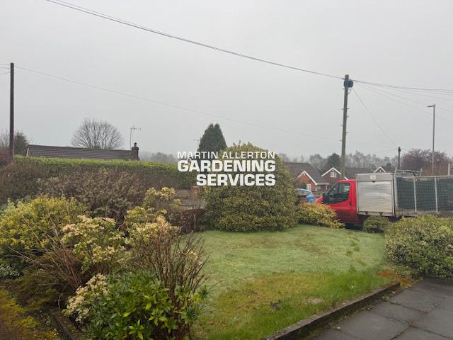 Weston Coyney landscaping job - before